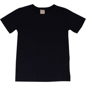 Uni Çocuk Bisiklet Yaka Kısa Kol Düz T-Shirt