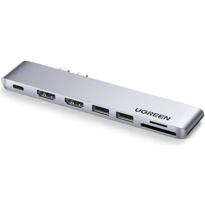 Macbook Pro Air İçin Thunderbolt 3 Type-C HDMI USB 3.0 SD Kart Okuyucu Hub Adaptör