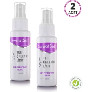 El, Ayak, Yüz, Koltuk Altı Terleme Sprey 60 ml 2'li Set