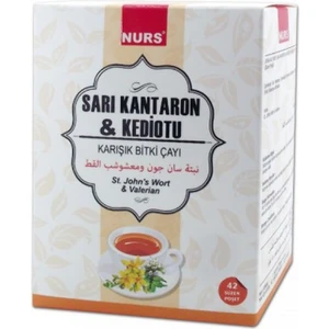 Lokman Hekim Sarı Kantaron & Kediotu Bitki Çayı 42'li Süzen Poşet
