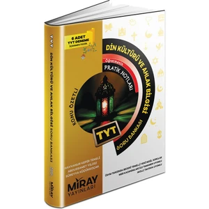 Miray Yayınları TYT Din Kültürü ve Ahlak Bilgisi Konu Özetli Soru