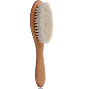 Baby Kids Doğal Keçi Kılı Bebek Saç Fırçası