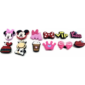 12 Adet Crocs Terlik Süsleri Jibbitz X-7