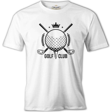 Lordd T Shirt Golf Kulubu Golf Club Beyaz Erkek