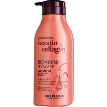 Luxliss Keratin Collagen Repairin Hair Care Shampoo 500 ml Fiyat