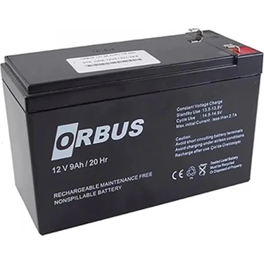 Orbus 12V 9A Bakımsız Kuru