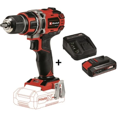 Einhell Te-Cd 18/50 Li-I Bl Darbeli Matkap +2.5 Ah Starter