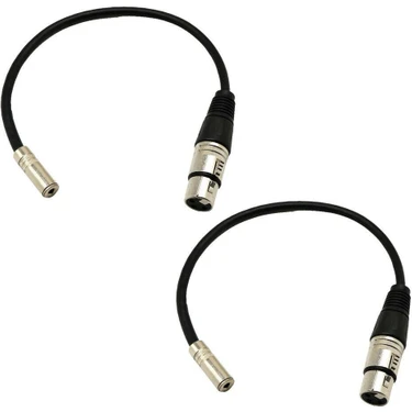 YKA Xlr Dişi-3.5 mm Dişi Stereo