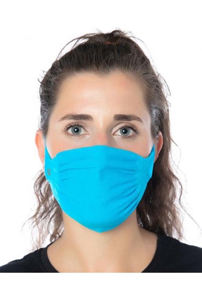 YOUNICK Turkuaz Steril 3lü Paket Yıkanabilir Antibakteriyel Maske
