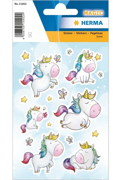 Herma Magic Jewel Unicorn Yıldız Tozları Etiket