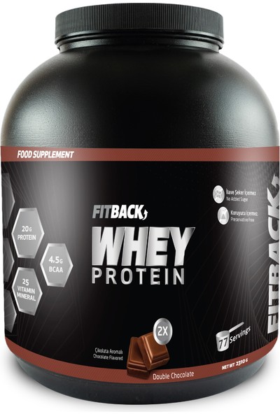 Fıtback - Whey Protein Tozu (2310 Gram)