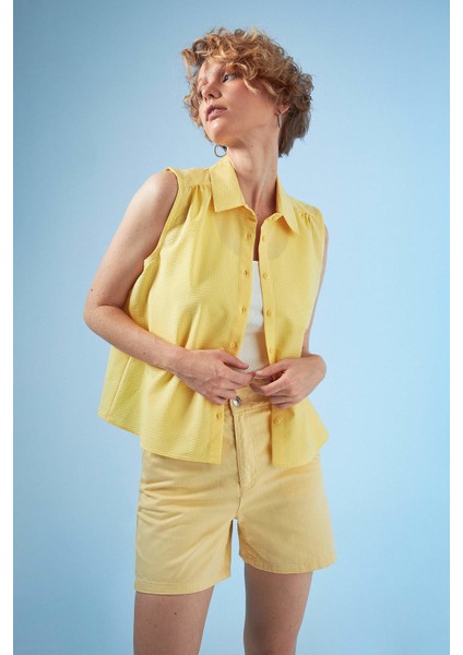 Relax Fit Basic Kolsuz Gömlek V0636AZ21HS fırsatları