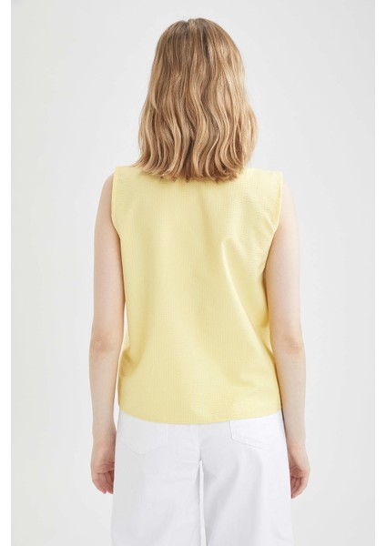 Relax Fit Basic Kolsuz Gömlek V0636AZ21HS indirimleri