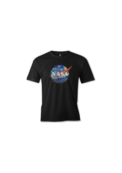 Lordd T-Shirt Nasa - Van Gogh Siyah Erkek T-Shirt