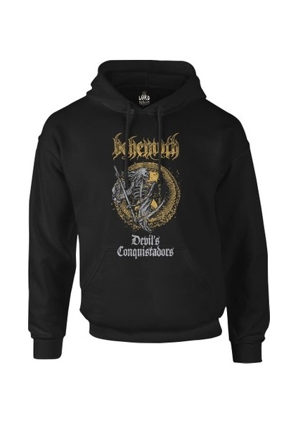 Lordd T-Shirt Behemoth - Devil's Conquistadors Siyah Erkek Kalın Sweatshirt