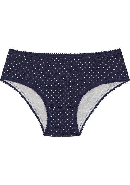 Çok Renkli Kız Çocuk Blue Type 6lı Slip Külot
