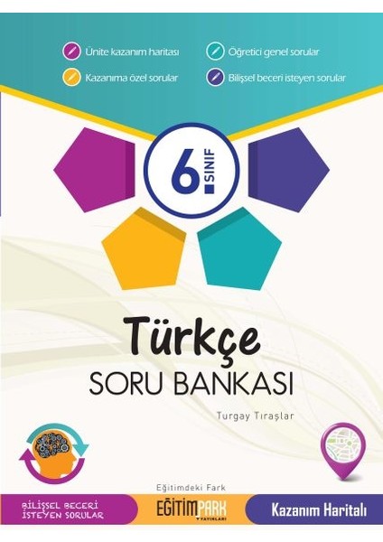 Eğitimpark 6.sınıf Türkçe Soru Bankası (32,00 Tl Iadesiz)