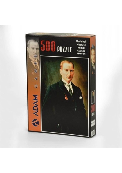 Adam Games Madalyalı Mustafa Kemal Atatürk 500 Parça Puzzle