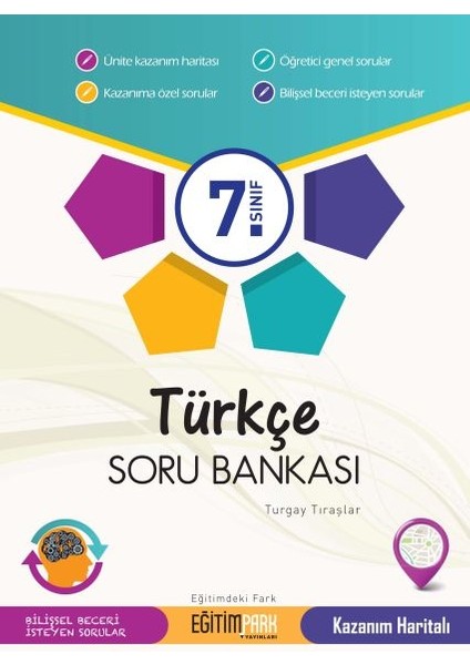 Eğitimpark 7.sınıf Türkçe Soru Bankası (32,00 Tl Iadesiz)