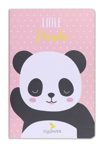 Panda Little Pembe Defter