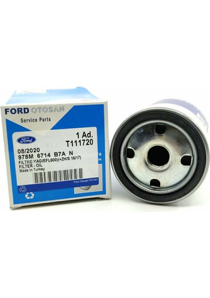 Ford Escort 1995-2000 Focus 1998-2005 Yağ Filtresi 978M 6714 B7A