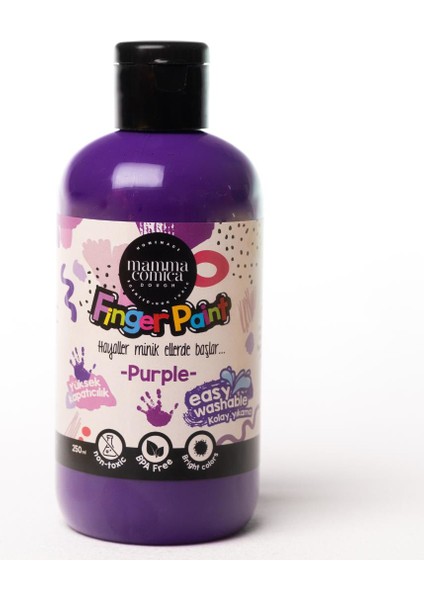 Yıkanabilir Parmak Boyası Mor