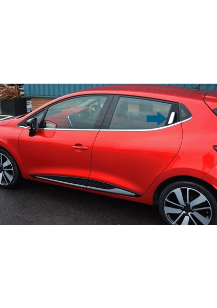 Renault Clio 4 Hb Krom Cam Çıtası 2012 - 2018 8 Prç