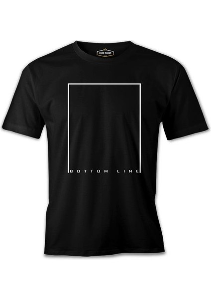 Lordd T-Shirt Bottom Line Siyah Erkek T-Shirt