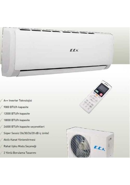 Eca Spylos A++ 24000 BTU Inverter Duvar Tipi Klima