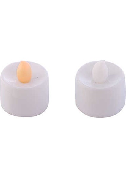 Mum Tealight Pilli Küçük Boy - Ledli Mum - 24 Adet