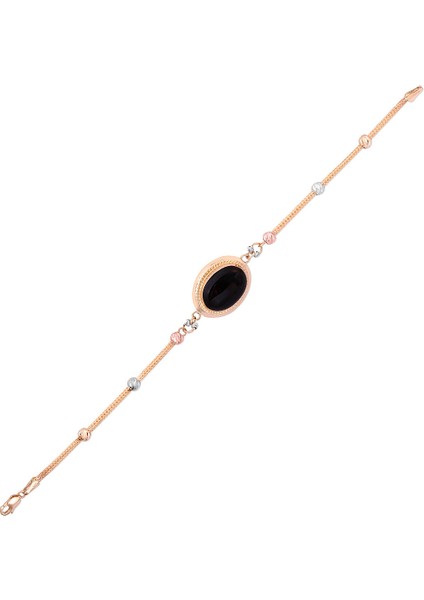Siyah Taşlı Altın Bileklik (BLK0082) fiyatları