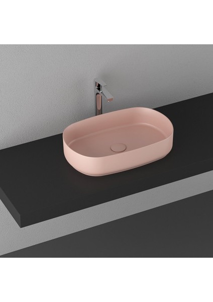 Infinity 55 cm Tezgahüstü Lavabo-Somon