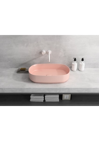 Infinity 55 cm Tezgahüstü Lavabo-Somon