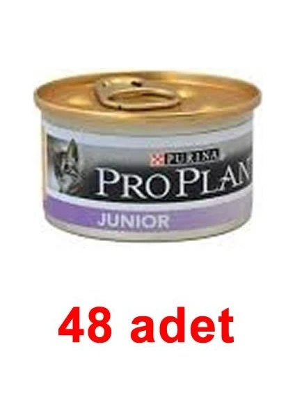 Pro Plan Proplan Junior Tavuklu Yavru Kedi Konservesi 85 gr 48 Adet