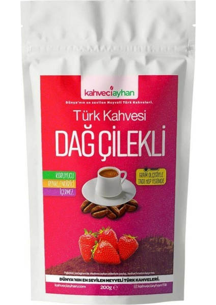 Dağ Çilekli Türk Kahvesi 200 gr