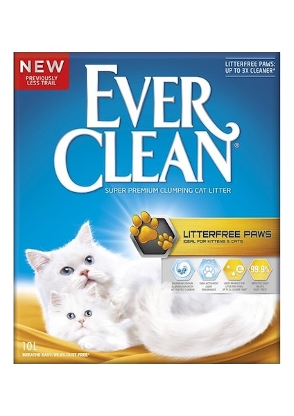 Litterfree Paws Patilere Yapışmayan Kedi Kumu 10LT
