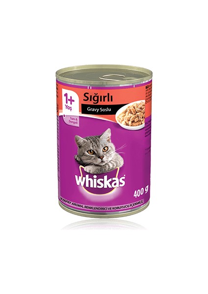 3 Çeşit Karışık Yetişkin Konserve Kedi Maması 24 x 400 G