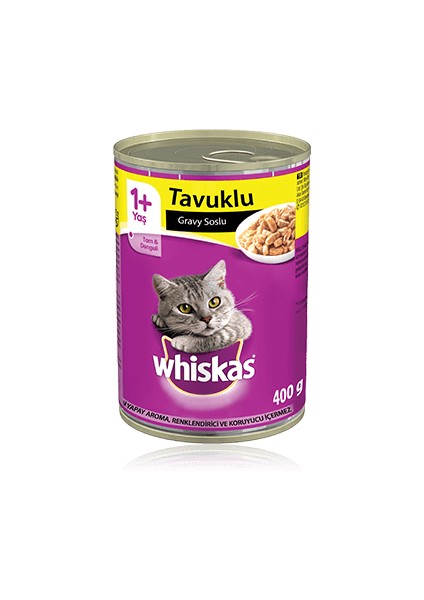 3 Çeşit Karışık Yetişkin Konserve Kedi Maması 24 x 400 G