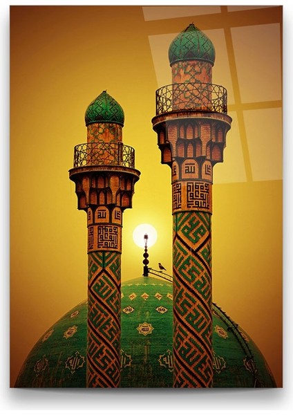 Camii Minare Dikey Cam Tablo fiyatları