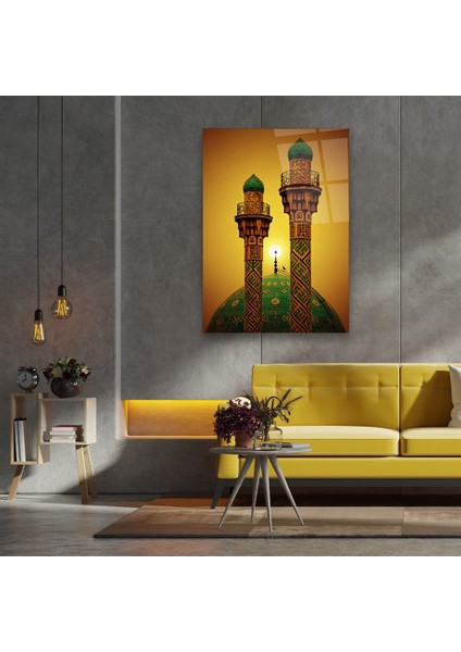 Camii Minare Dikey Cam Tablo fırsatları