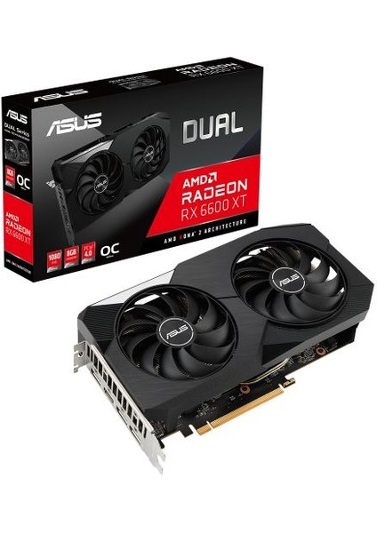 ASUS DUAL-RX6600XT-O8G AMD 8GB GDDR6 128Bit