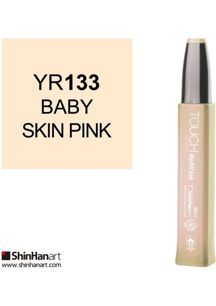 Twin Marker Yedek Mürekkep 20 ml YR133 Baby Skin Pembe