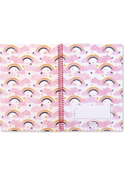 A4 Princess Gökyüzü Çizgili Defter