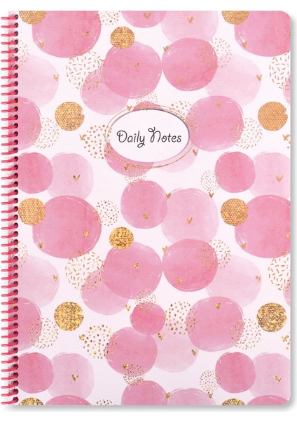 A4 Princess Baloncuk Çizgili Defter