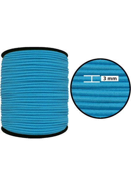 3 mm Yuvarlak Lastik-50 Metre Turkuaz Yuvarlak Lastik fiyatları