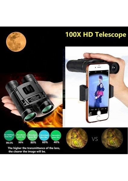 Uzun Mesafe 100X22 Zoom Gündüz-Gece Görüşlü Ultra Hd Dürbün (Yurt Dışından) modelleri