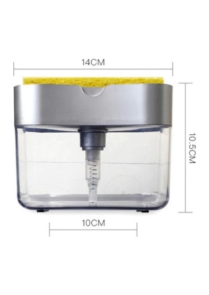 Pompalı Sünger Hazneli Sıvı Sabunluk 380 ml modelleri