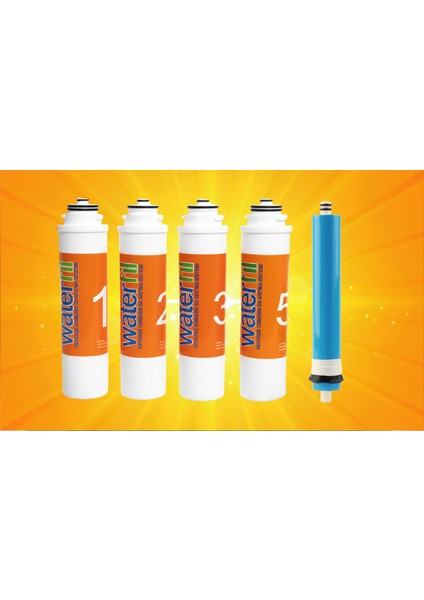 Waterlife Filtre 5 'li Set Waterlife Su Arıtma Filtresi