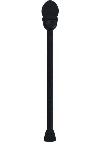 Tıkaçlı Karıştırıcı, Orta Boy, Siyah, 11,5cm, 500 Adet