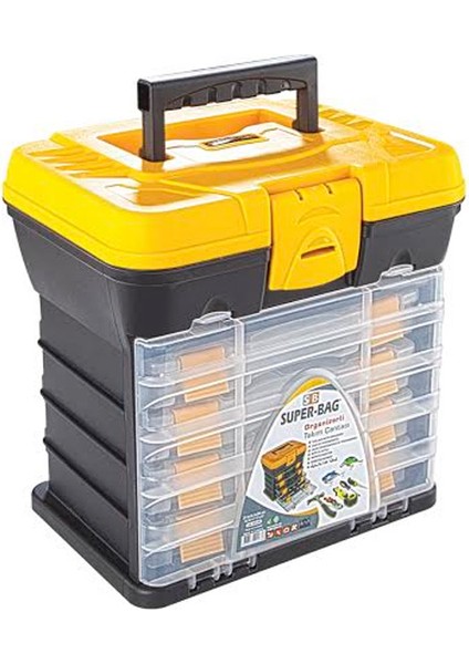 Super Bag ASR-2089 Organizerli Hobby Tabure Takım Çantası